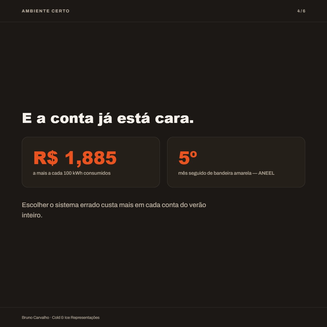E a conta já está cara