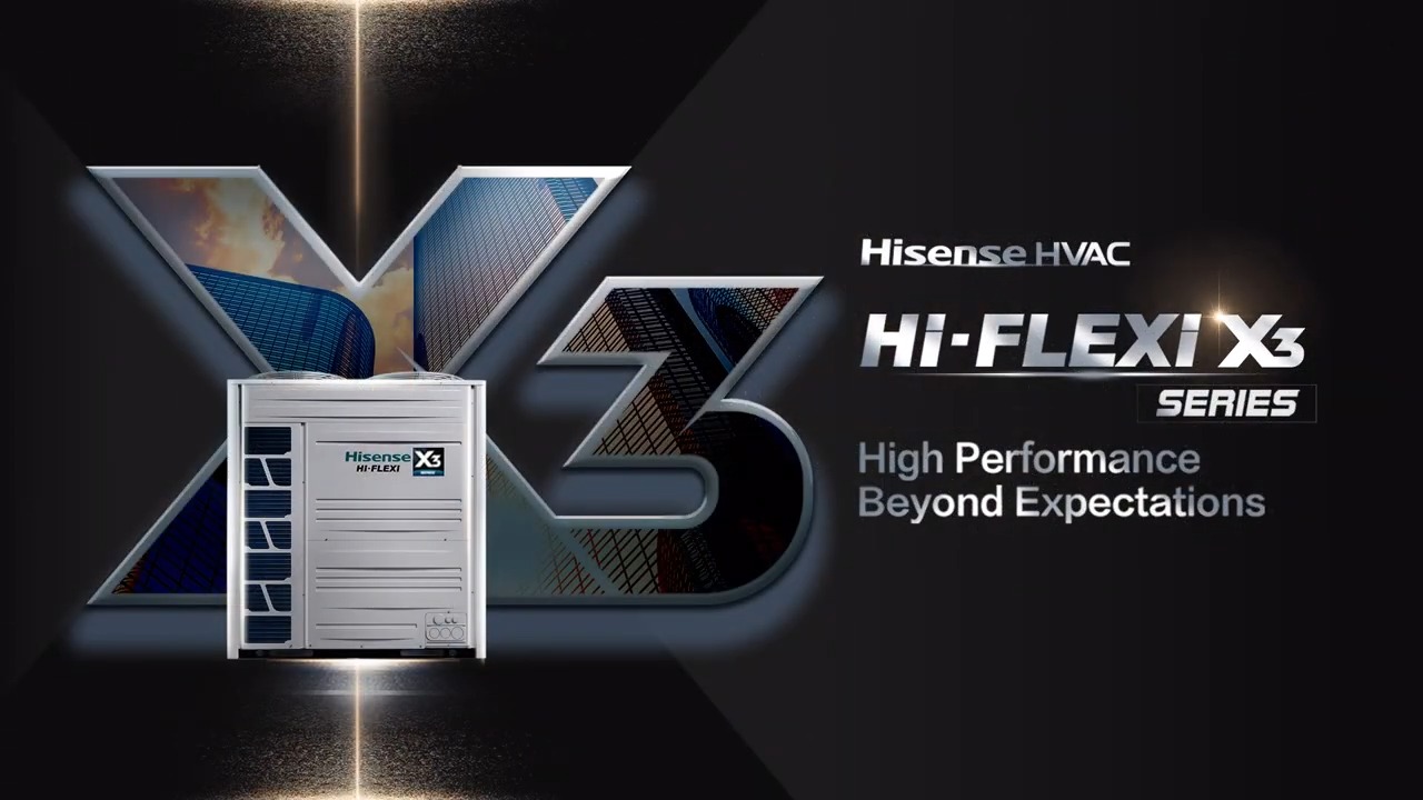 Sistema VRF Hisense Hi-FLEXi X3 Series